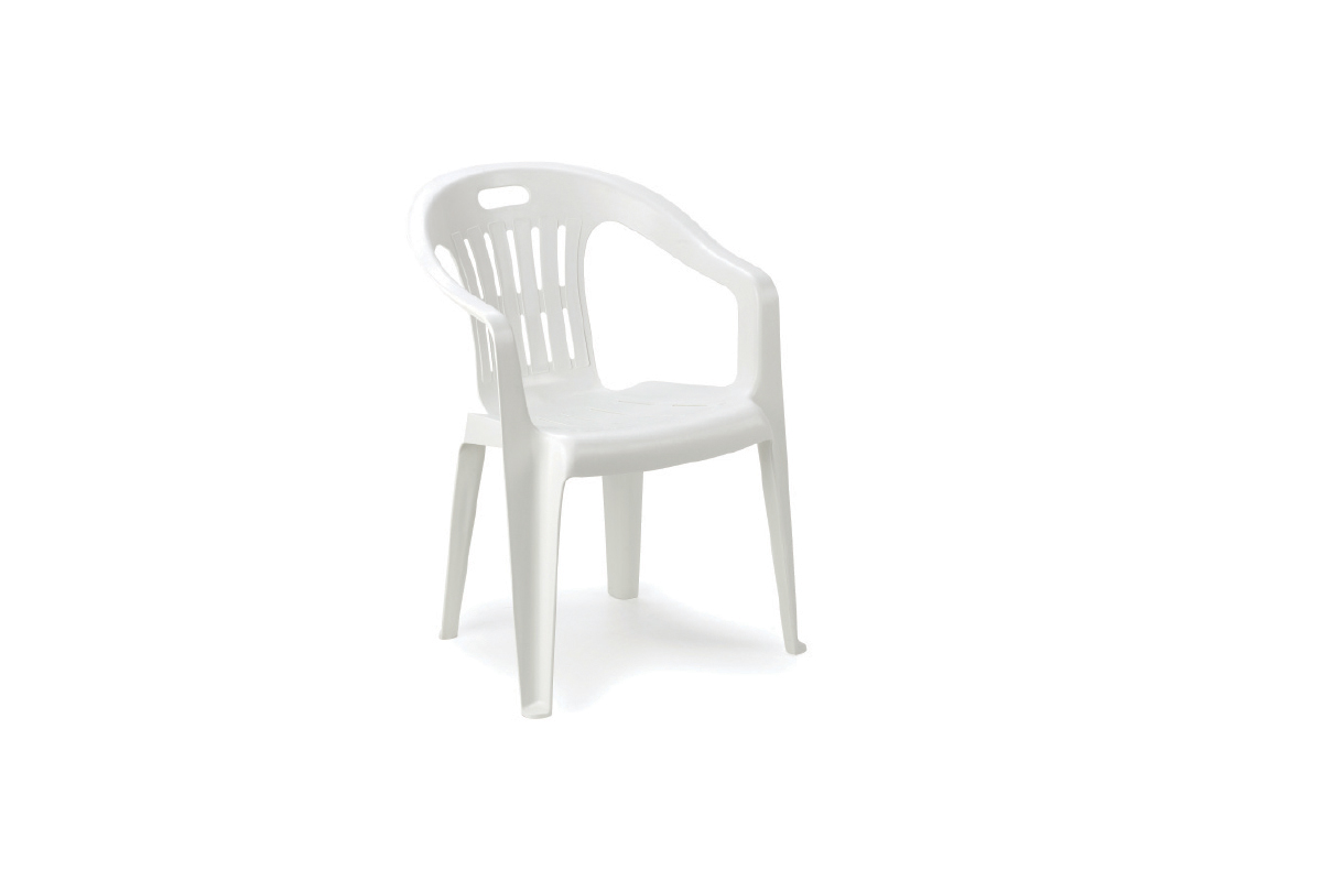 Baštenska stolica plastična Piona bela 