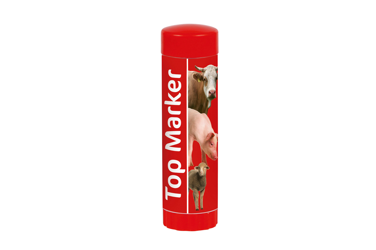 Olovka za obeležavanje stoke TopMarker 60 ml, crvena 