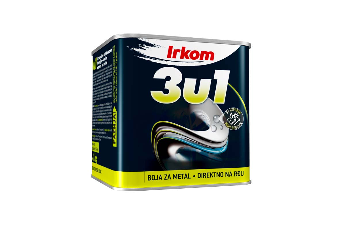 3 u 1 crni ral 9005, 1 kg 